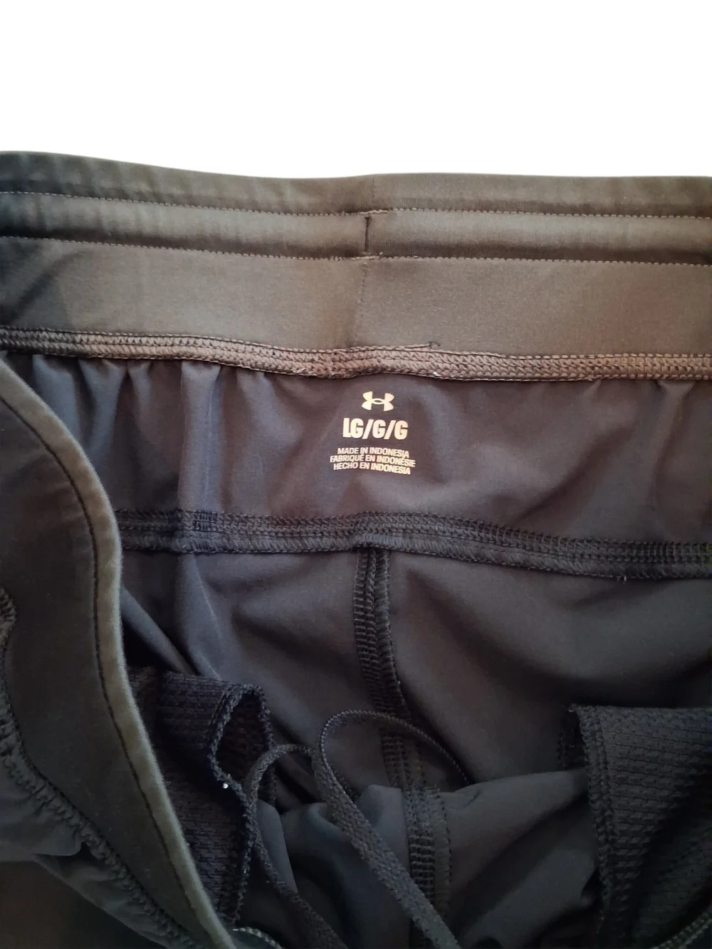 Under Armour Men’s Black Athletic Track Pants Size Large